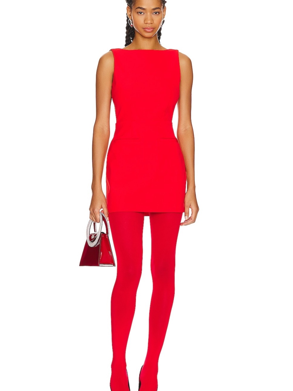 L’ Academie Arley Dress Red Revolve Date Night Cocktail - Picture 2 of 8